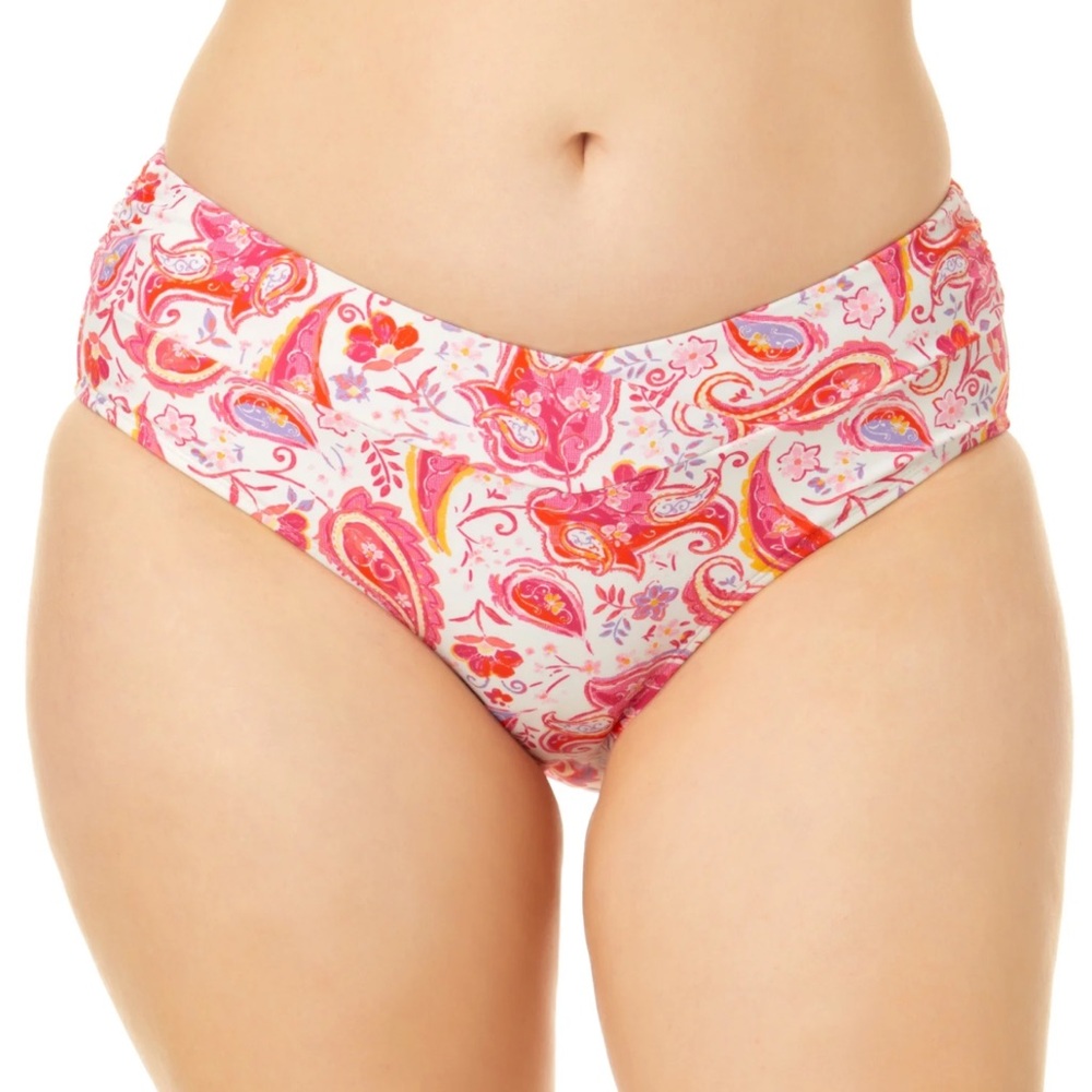 NWT Paisley Print Bikini Bottoms 2X